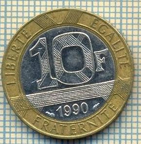 9092 MONEDA- FRANTA - 10 FRANCS -anul 1990 - starea ce se vede foto