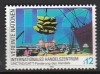 TIMBRE 137b, ONU, VIENA, 1990, COMERT, VAPOR, SACI, PORT, CHEI, MACARA, PALARIE., Nestampilat