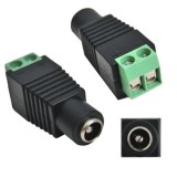 Mufa alimentare camere supraveghere mama 5.5mm*2.1mm cu prindere, Conector