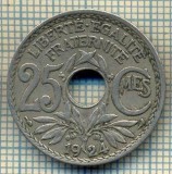 9169 MONEDA- FRANTA - 25 CENTIMES -anul 1924 - starea ce se vede, Europa