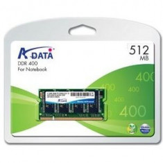 Memorie laptop ADATA 512MB DDR 400MHz CL3 foto