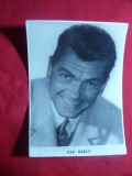 Fotografie a Actorului Jean Marais , dim.= 8,5x11,5 cm