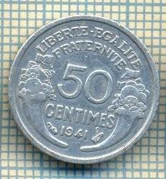 9222 MONEDA- FRANTA - 50 CENTIMES -anul 1941 - starea care se vede foto
