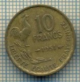 9280 MONEDA- FRANTA - 10 FRANCS -anul 1951 -starea care se vede, Europa