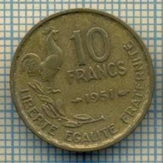 9280 MONEDA- FRANTA - 10 FRANCS -anul 1951 -starea care se vede