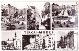 B64 RPR CP circulata 1965 Targu Mures mozaic,multipla, Fotografie