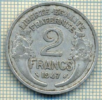 9204 MONEDA- FRANTA - 2 FRANCS -anul 1947 - starea ce se vede