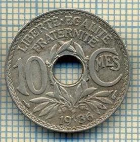 9170 MONEDA- FRANTA - 10 CENTIMES -anul 1936 - starea ce se vede