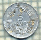 9198 MONEDA- FRANTA - 5 FRANCS -anul 1947 - starea ce se vede, Europa