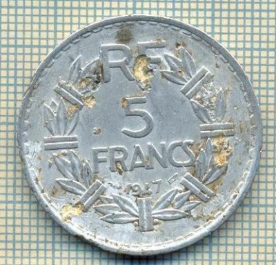 9198 MONEDA- FRANTA - 5 FRANCS -anul 1947 - starea ce se vede foto