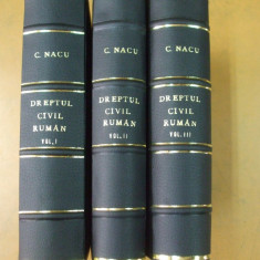 C. Nacu Dreptul civil roman ruman 3 volume Bucuresti 1901 - 1903 013