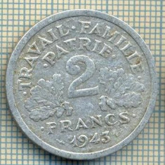 9216 MONEDA- FRANTA - 2 FRANCS -anul 1943 -GUVERN VICHY - starea care se vede