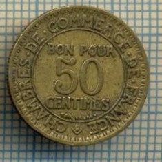 9293 MONEDA- FRANTA - 50 CENTIMES -anul 1922 -starea care se vede