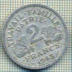 9215 MONEDA- FRANTA - 2 FRANCS -anul 1943 -GUVERN VICHY - starea care se vede