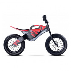 Bicicleta din lemn fara pedale Enduro Red Toyz foto