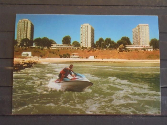 EFORIE NORD - VEDERE CU PLAJA ,SPORT NAUTIC, HOTELURI- NECIRCULATA .