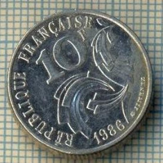 9217 MONEDA- FRANTA - 10 FRANCS -anul 1986 - starea care se vede