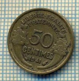 9240 MONEDA- FRANTA - 50 CENTIMES -anul 1941 -starea care se vede, Europa