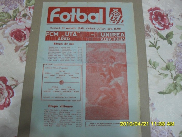 program UTA - Unirea Alba I.