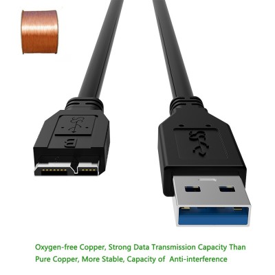 Cablu USB 3.0 Type A tata la Micro USB 3.0 Type B tata foto