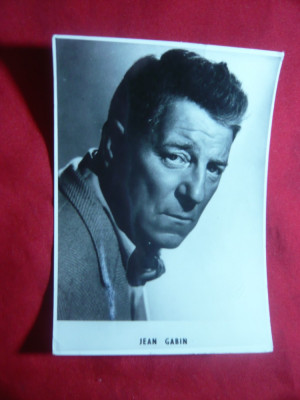 Fotografie a Actorului Jean Gabin, dim.= 8,5x11,5 cm foto