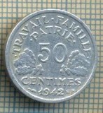 9225 MONEDA- FRANTA - 50 CENTIMES -anul 1942- GUVERN VICHY-starea care se vede