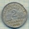 9214 MONEDA- FRANTA - 2 FRANCS -anul 1943 -GUVERN VICHY - starea care se vede