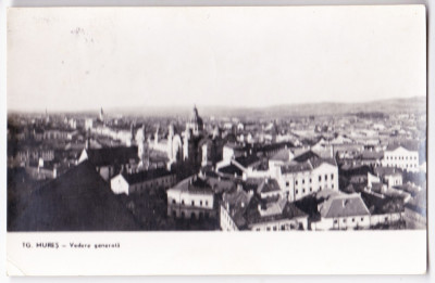 B59 RPR CP circulata 1961 Targu Mures vedere generala orasul vechi fara blocuri foto