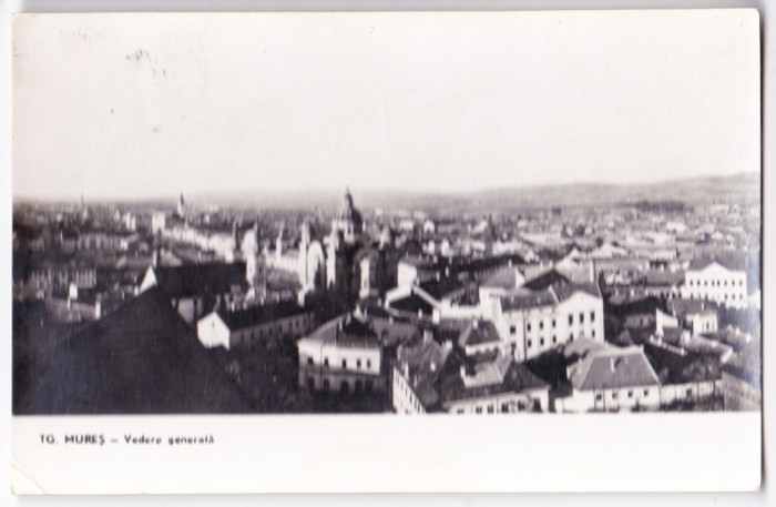 B59 RPR CP circulata 1961 Targu Mures vedere generala orasul vechi fara blocuri