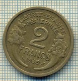 9263 MONEDA- FRANTA - 2 FRANCS -anul 1939 -starea care se vede, Europa