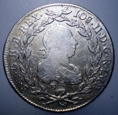 A.468 AUSTRIA JOSEPH II 20 KREUZER 1782 B ARGINT 6,6g foto