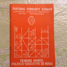 brosura - Partidul Comunist Roman Judetul Mehedinti / propaganda 1987 / 64 pag ! foto