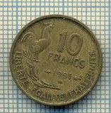 9271 MONEDA- FRANTA - 10 FRANCS -anul 1951 B -starea care se vede, Europa