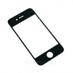 Geam sticla display Iphone 4 4s negru foto