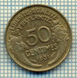 9244 MONEDA- FRANTA - 50 CENTIMES -anul 1931 -starea care se vede