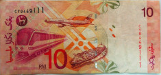 Bancnota 10 Ringgit - MALAEZIA, anul 2004 *Cod 421 foto
