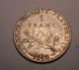 Franta 1 Franc 1912, Europa