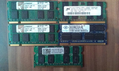 Kit 4gb 2x 2GB DDR2 PC2-6400 RAM garantie 12luni foto