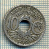 9181 MONEDA- FRANTA - 10 CENTIMES -anul 1920 - starea ce se vede, Europa