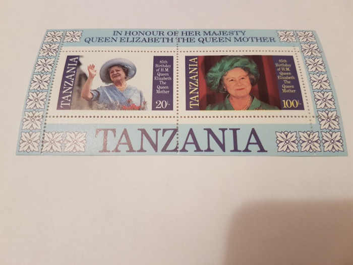 tanzania / regina elisabeta MNH
