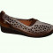 Pantof confortabil de primavara-vara, nuanta maro, cu perforatii (Culoare: MARO, Marime: 39)