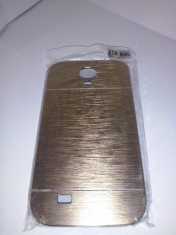 Husa Motomo Metal Case Samsung I9500 Galaxy S4 GOLD foto