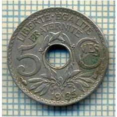 9320 MONEDA- FRANTA - 5 CENTIMES -anul 1935 -starea care se vede