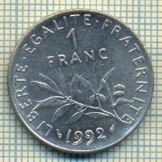 9338 MONEDA- FRANTA - 1 FRANC -anul 1992 -starea care se vede