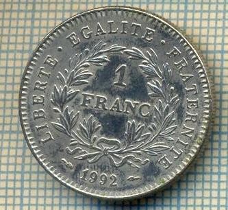 9300 MONEDA- FRANTA - 1 FRANC -anul 1992 -starea care se vede foto