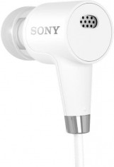 Casti Stereo Sony MDR-NC750, Jack 3.5mm, Microfon (Alb) foto