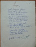 Poezie in manuscris, Victor Eftimiu; Literatura, 1954