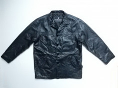 Haina piele naturala Leather Man Genuine Leather; marime 56, vezi dim.; ca noua foto