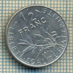 9370 MONEDA- FRANTA - 1/2 FRANC -anul 1974 -starea care se vede
