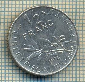 9370 MONEDA- FRANTA - 1/2 FRANC -anul 1974 -starea care se vede foto